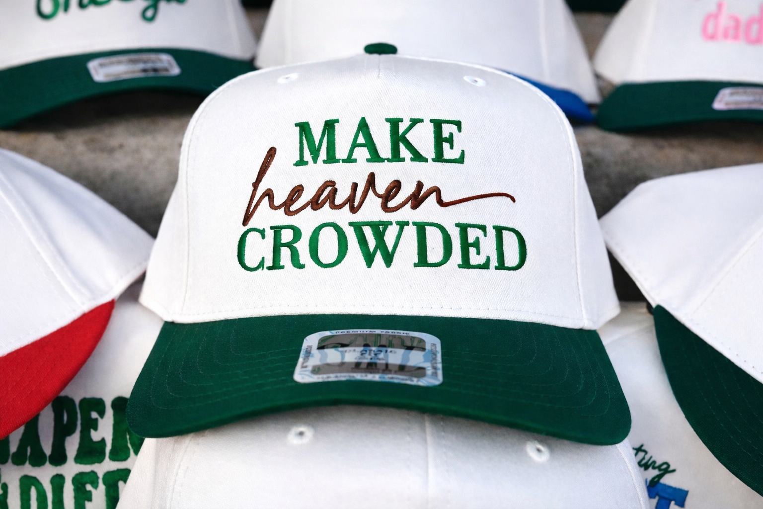 Make Heaven Crowded OTTO Trucker Hat
