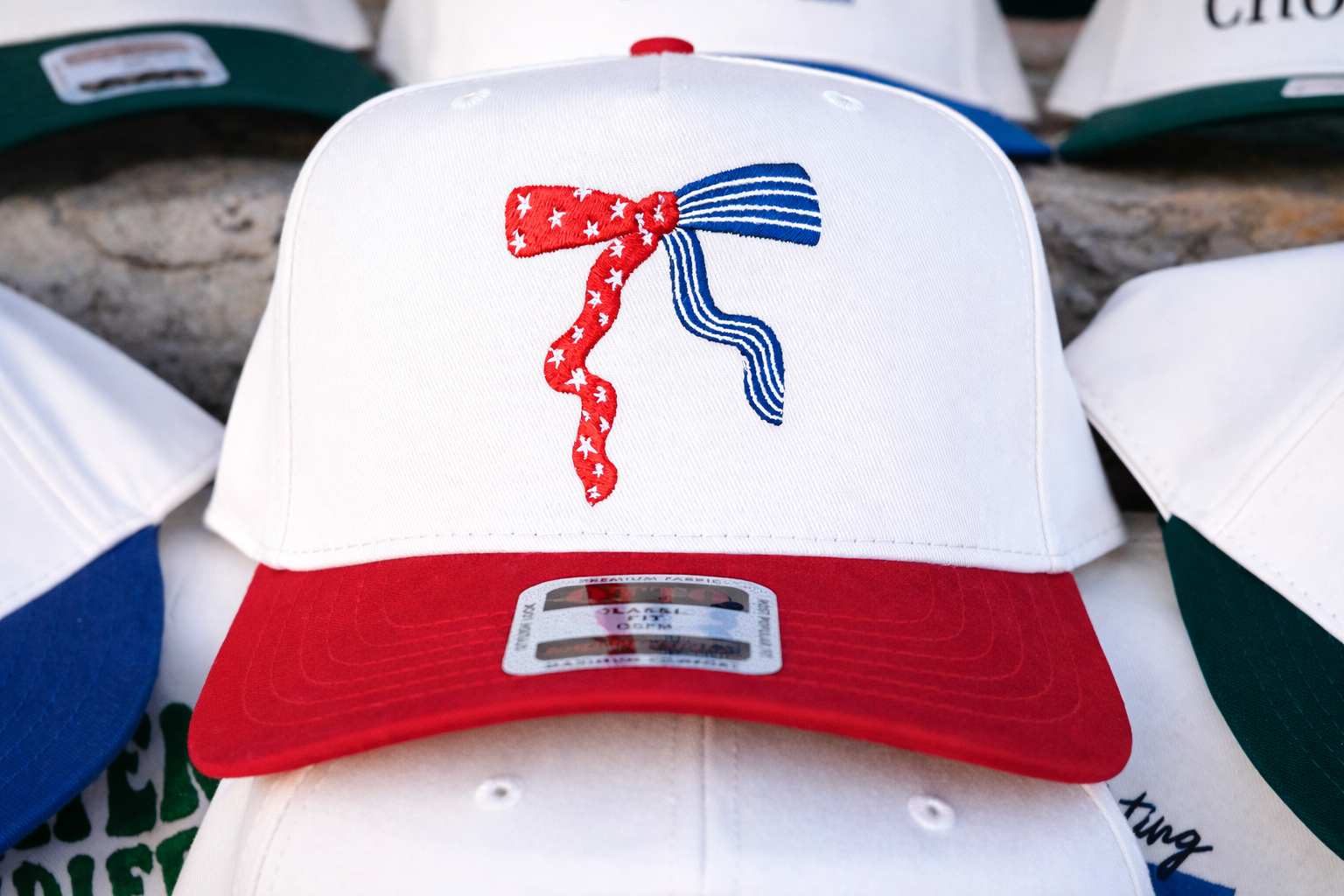 American Flag Bow OTTO Trucker Hat