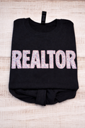 Realtor Sequin Crew Neck